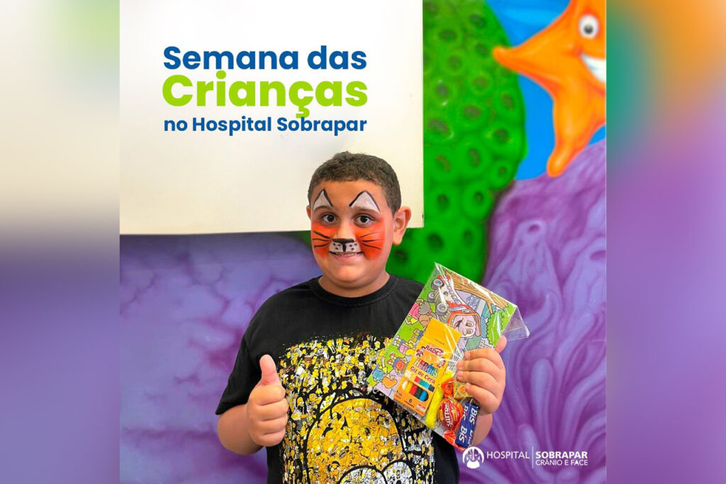 Ação do Hospital Sobrapar no Dia das Crianças