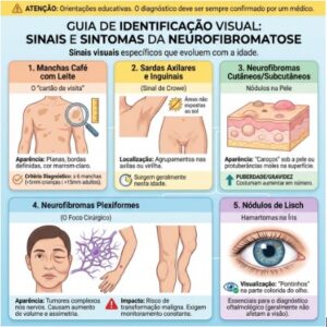 Guia de Identificação Visual Neurofibromatose Sinais e Sintomas