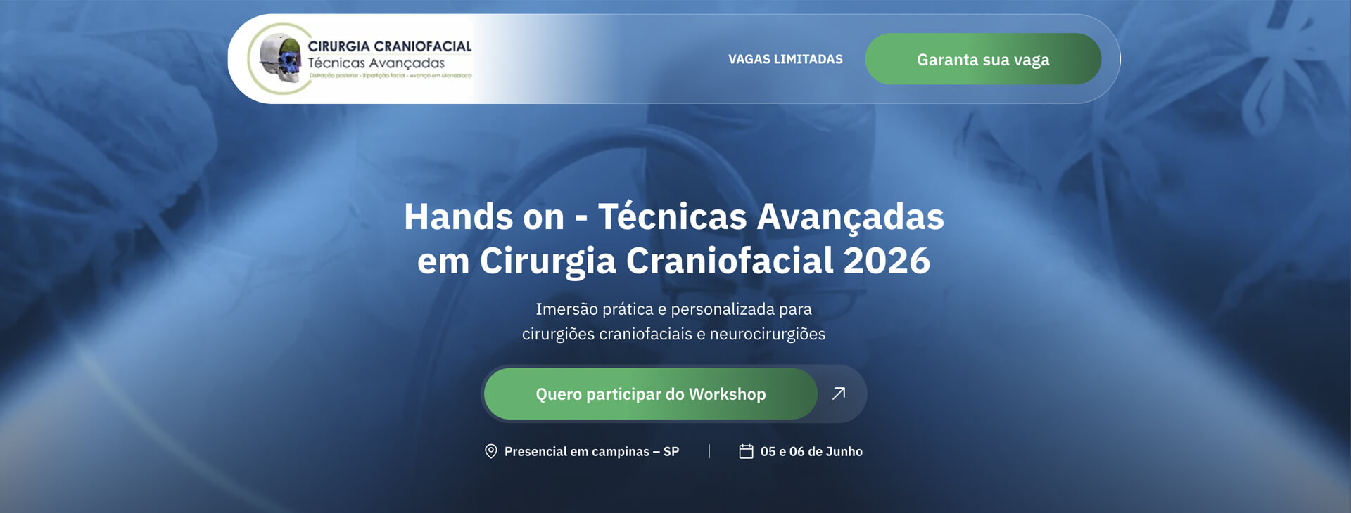 Sobrapar promove Workshop de Técnicas Avançadas em Cirurgia Craniofacial 2026